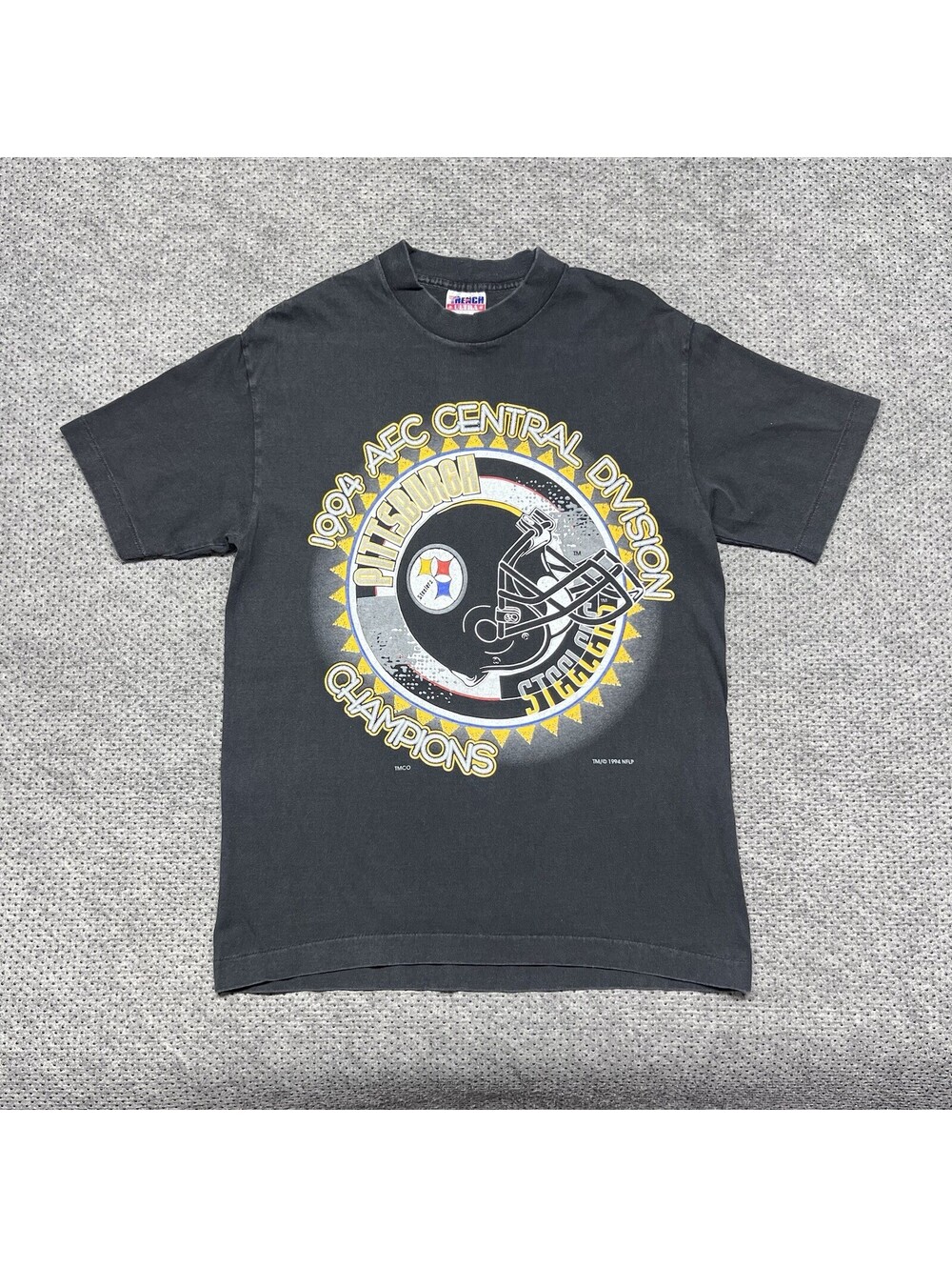 Vintage 1994 Pittsburgh Steelers Central Division Champions T-Shirt Medium RARE